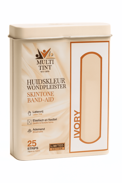 Ivory pleisters in duurzaam blik